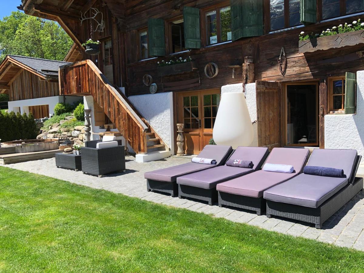 Gstaad - Luxueux Appartement Design ***** Gsteig Exterior foto